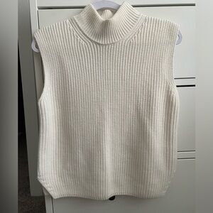 Sleeveless Turtleneck Sweater